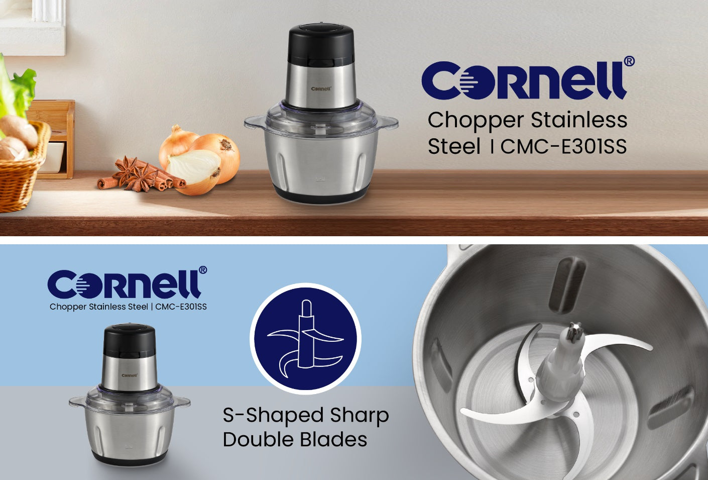 Cornell Food Chopper | CMC-E301SS