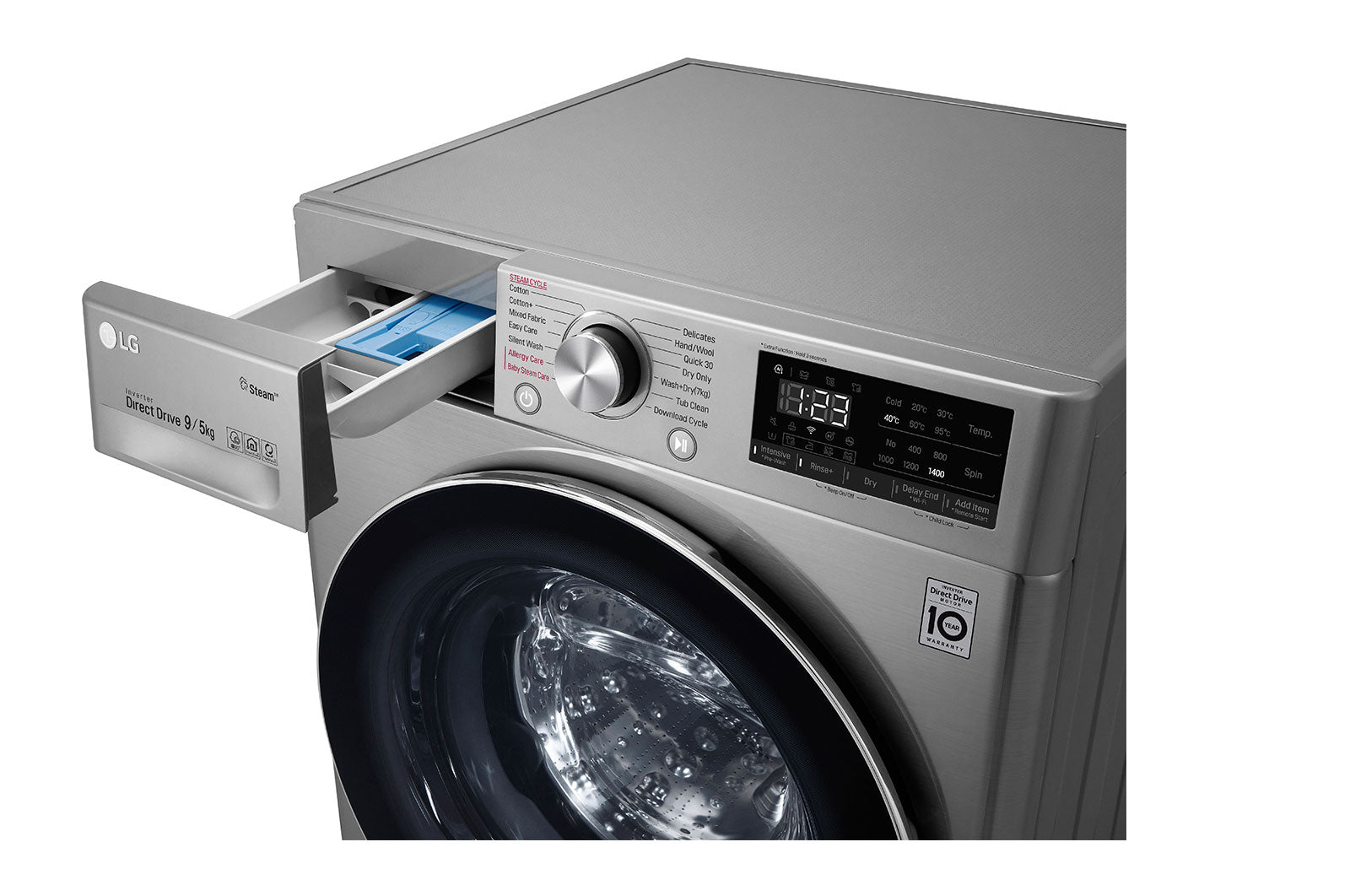 LG 9/6KG Front Load Washing Machine | FV1409H3V