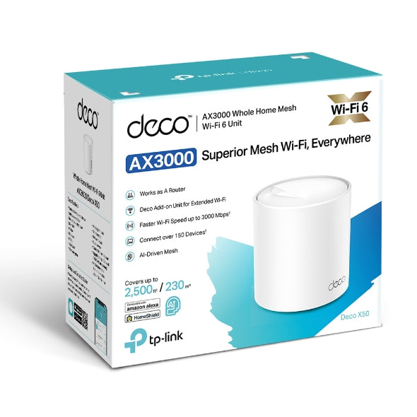 Tapo Mesh WiFi System (2 Pack) | Deco X50