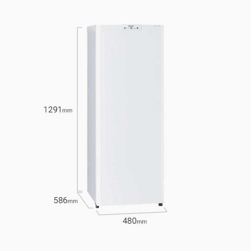 Mitsubishi Electric upright freezer 160L | MF-U16R