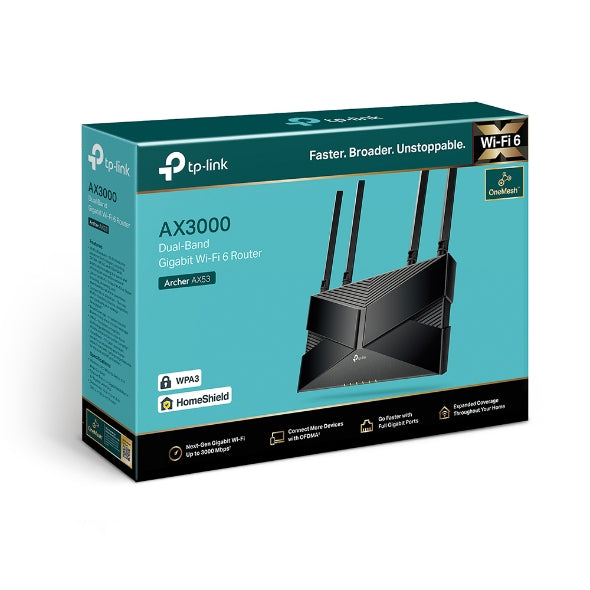 Tapo Wireless AX Dual-Band Router | Archer AX53