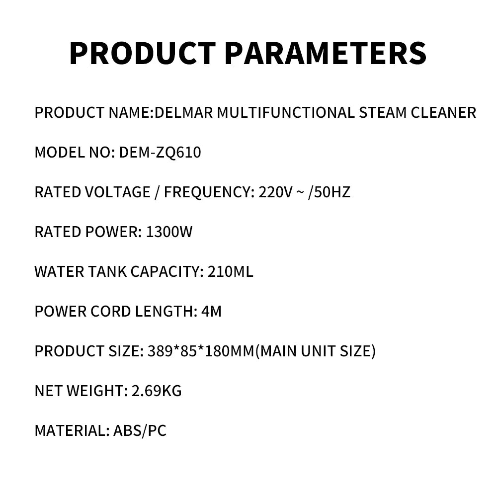 Deerma Steam Cleaner | DEM-ZQ610