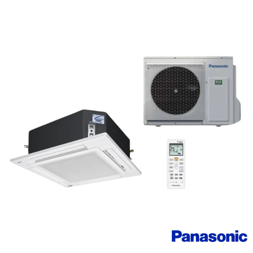 Panasonic 5.5HP Inverter 4 Way Cassette (R32) | S-3448PU3H/U-48PR1H8 (3 Phase)