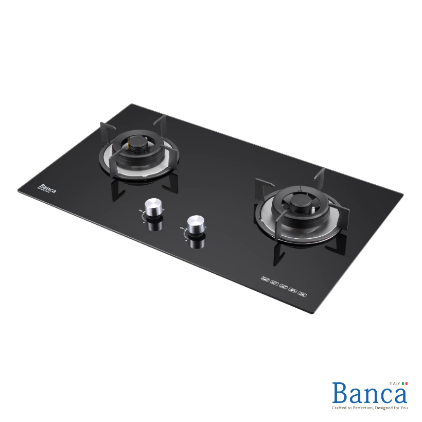 Banca Flexi Built In Gas Hob | BGH-VETRO 2BF-BL