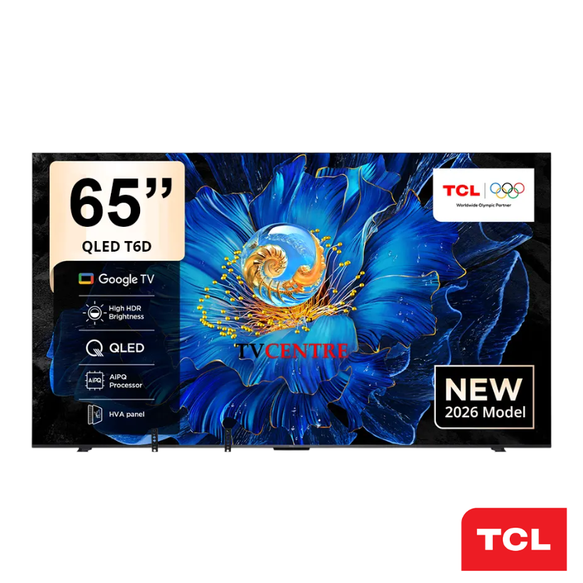 TCL 65" PREMIUM 4K QLED GOOGLE TV | QLED-65T6D