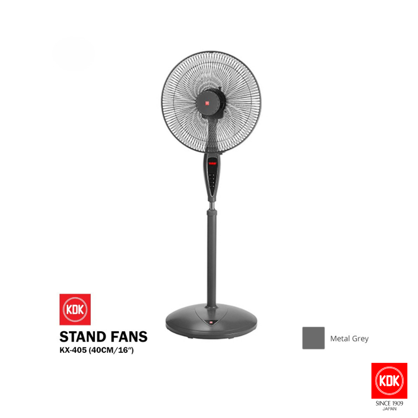 KDK Stand Fan 16" Metal Grey | KX-405