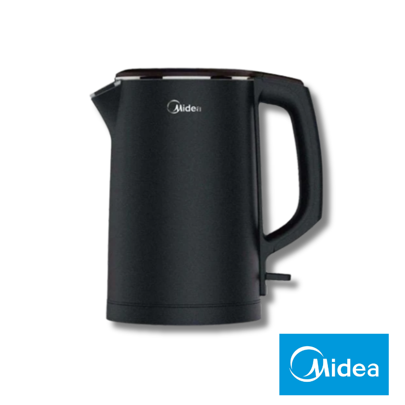 Midea 1.5L Double Wall Jug Kettle-Black | MK15HJ
