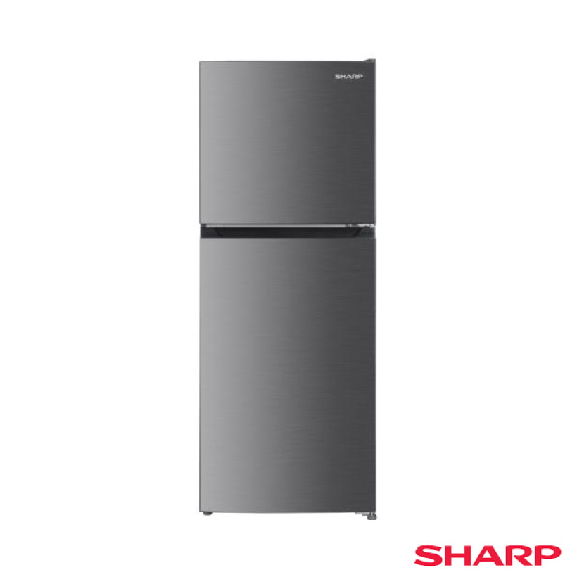 SHARP 2 Door 217L Inverter Fridge Metal Dark Silver | SJ2188MDS