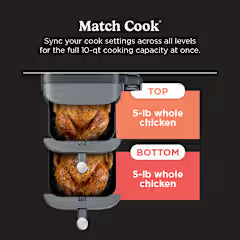 Ninja Double Stack XL 9.5L Air Fryer With Digital Probe | SL451