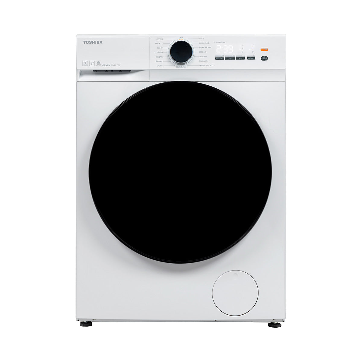 TOSHIBA 7.0KG Inverter Ufb Iot Aroma Front Loading Washer (WHITE) | MODEL : TWE70BUT21UWM(WW)