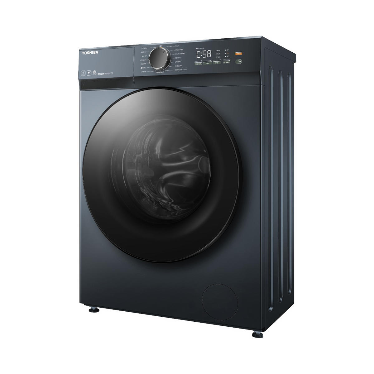 TOSHIBA 7.0KG Inverter Ufb Iot Aroma Front Loading Washer (MORANDI GREY) | TWT21BU80UWM(MG)