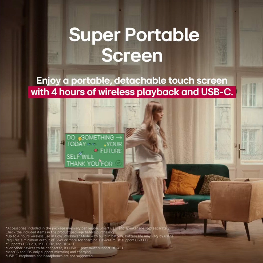 LG 27-inch StanbyME 2 Touch Screen Portable TV | 27LX6TDGA