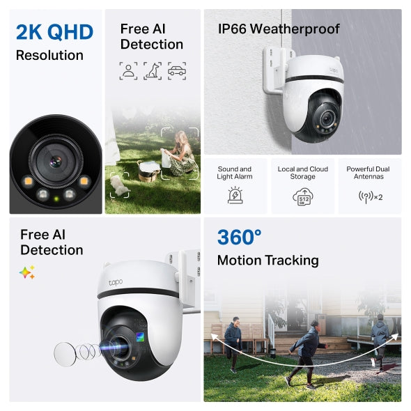 TAPO C520WS OUTDOOR HOME SECURITY WIFI CAMERA