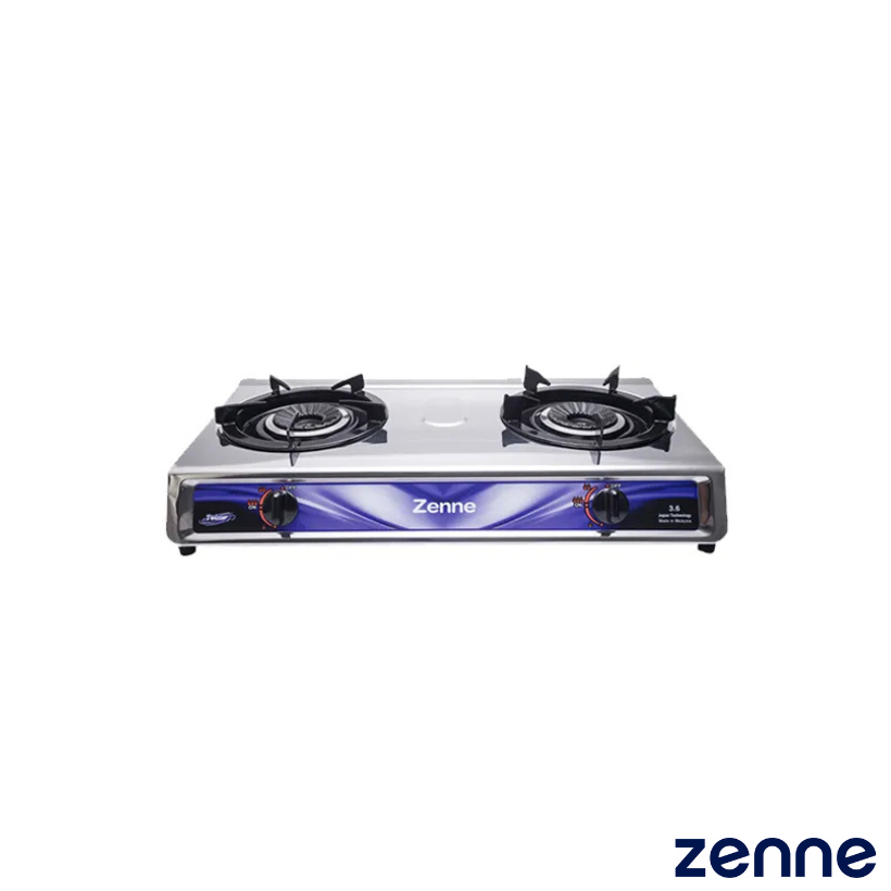 Zenne Gas Stove 2 Bunner - KGS201C