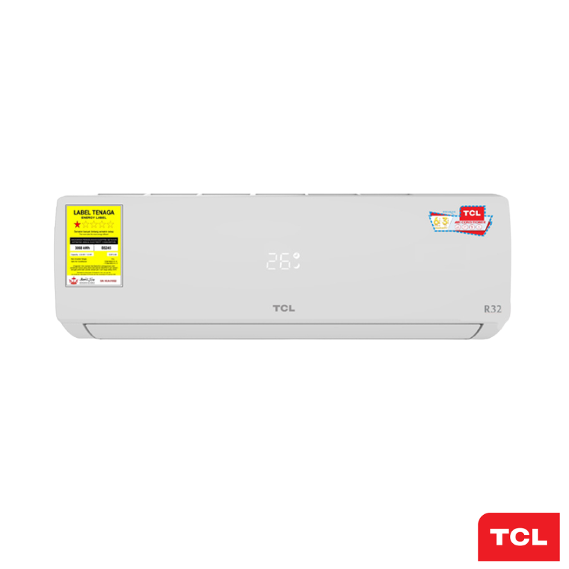TCL 1.0HP Wall Mounted Split Aircond |TCS-09G32-X/Y