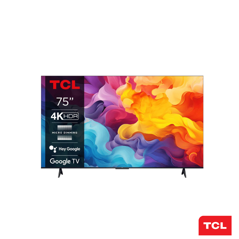 TCL 75" Google Tv 4K-75V6B