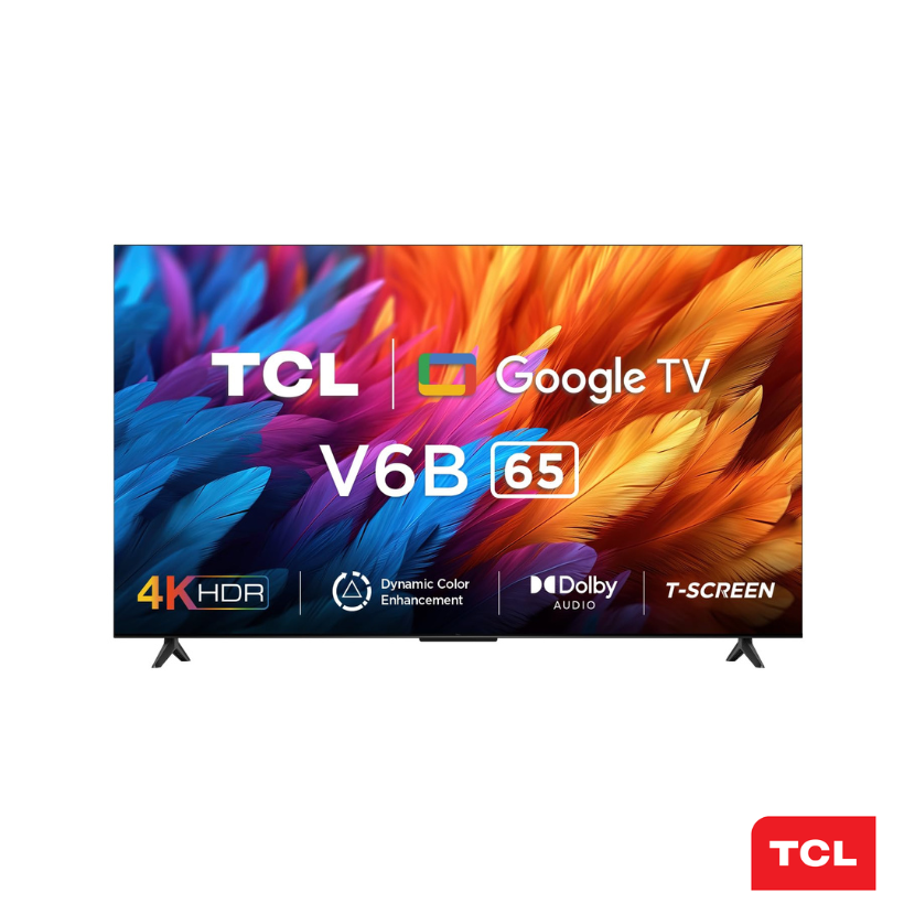 TCL 65" Google Tv 4K-65V6B