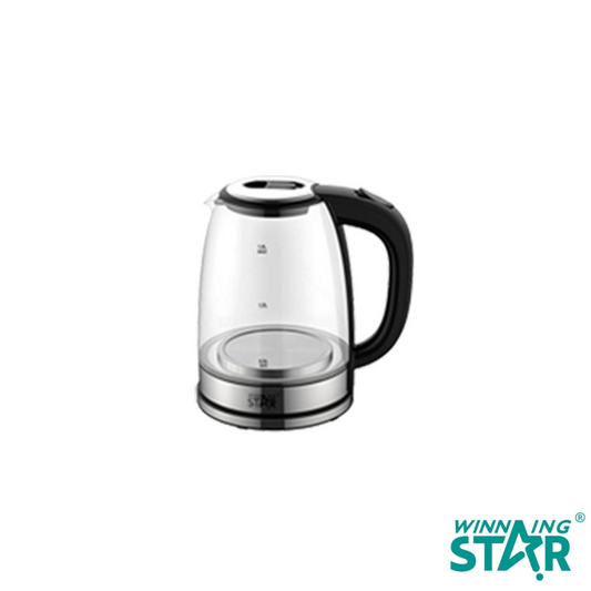 Winning Star Glass Body Kettle - ST-6017