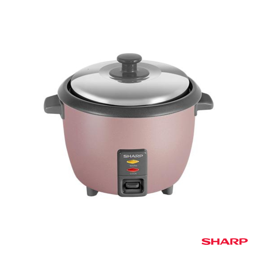 Sharp 1.0L Rice Cooker - KSH108SSL/KSH108SPK