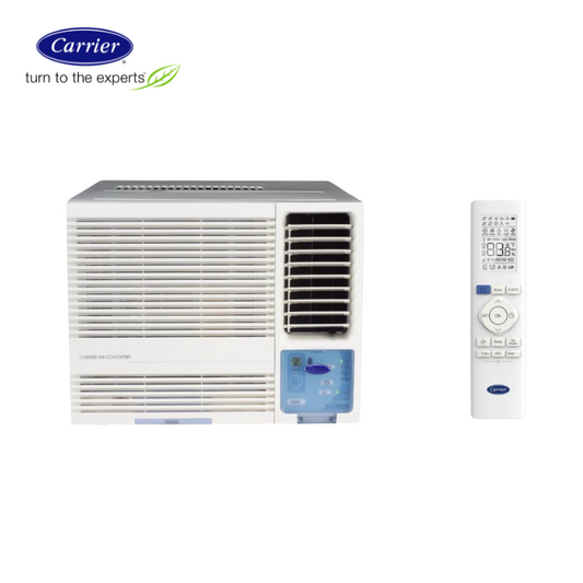 Carrier 1.0Hp Window Type Aircond with Remote Controller - 51KWF009N8FSC