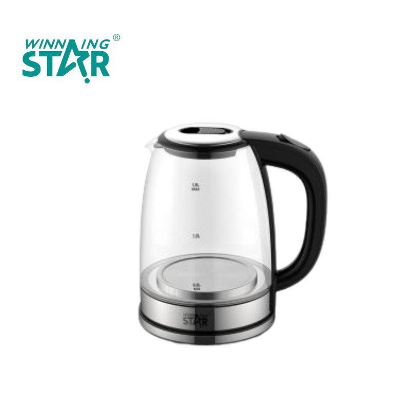 Winning Star Glass Body Kettle - ST-6017