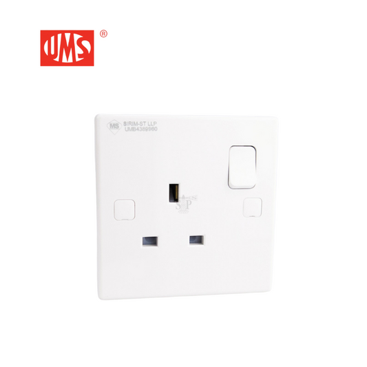 UMS 13A 1 Gang Socket