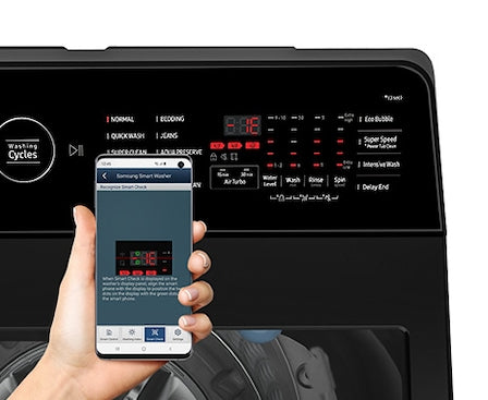 SAMSUNG 15kg Top Load Washer | WA15CG5745BDFQ