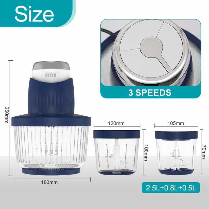 3-in-1 Multi-Functional Food Processor - ST-5581