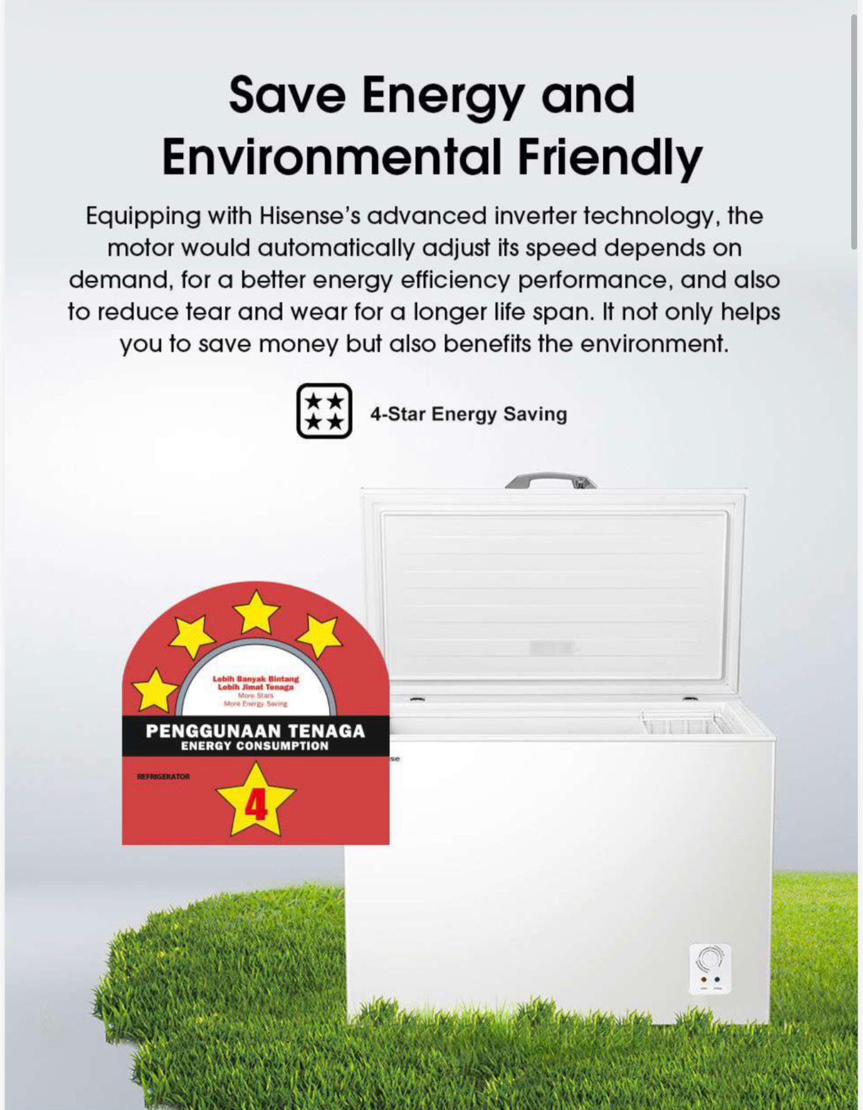 Hisense Chest Freezer - 424L