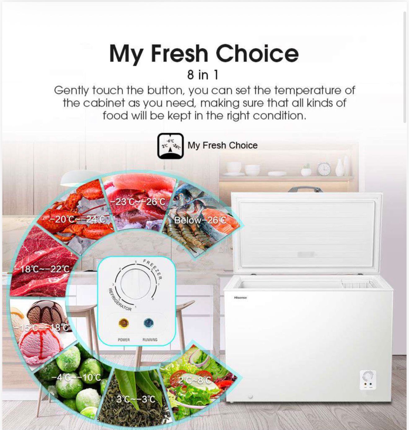 Hisense Chest Freezer - 424L