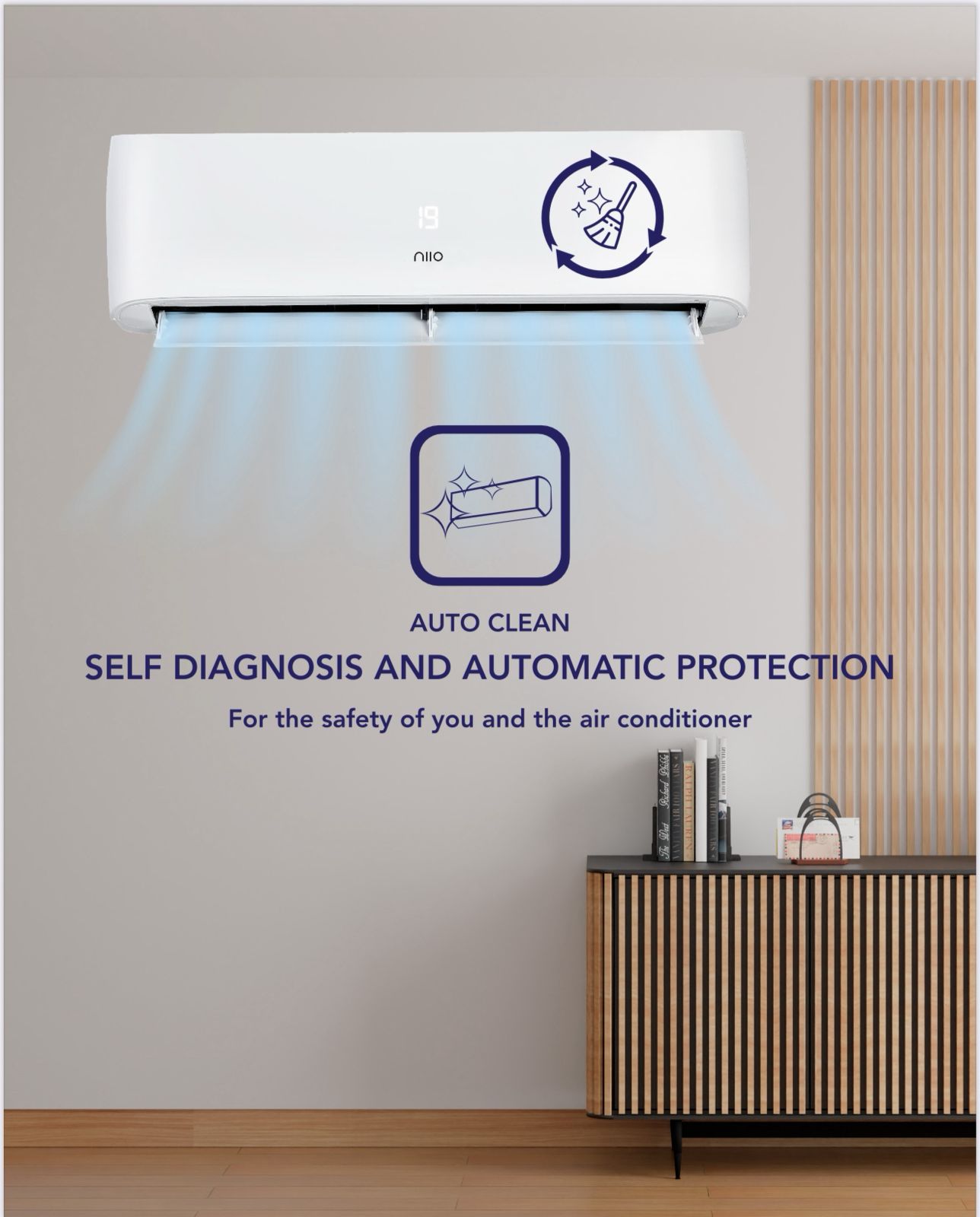 Niio 1.0Hp Wall Mounted Type Aircond