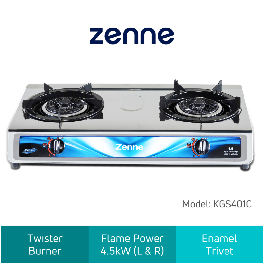 Zenne 2 Stove Gas Bunner - KGS401C