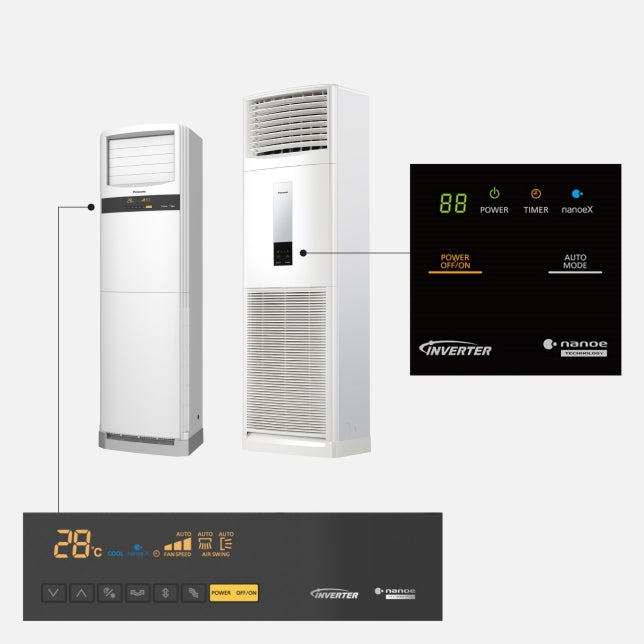Panasonic 5.0HP Inverter Floor Standing Aircond | S-48PB3H5/U-48PSB3H5 (R410a)