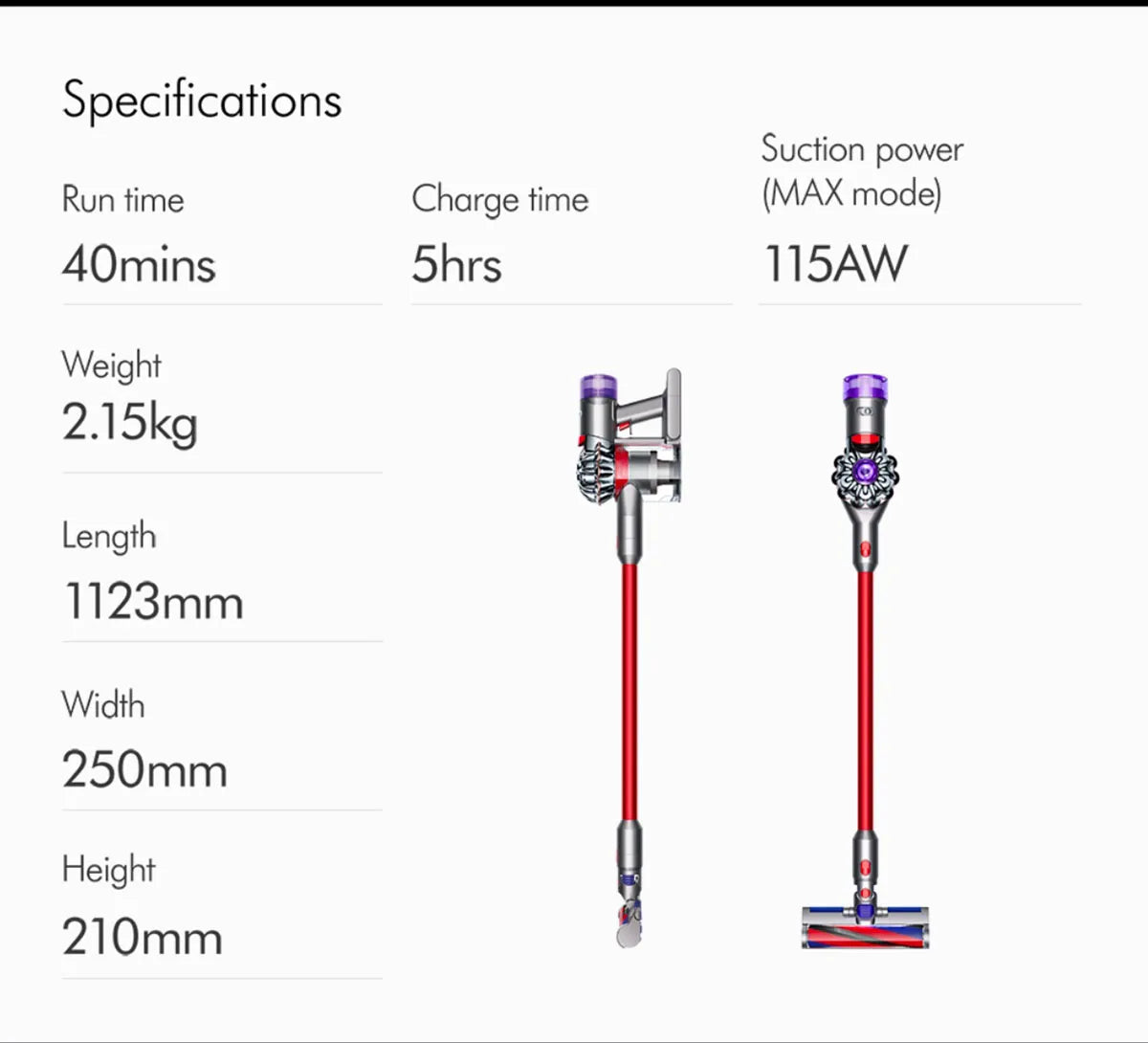 Dyson V8 Slim ™ Fluffy Cordless Vacuum Cleaner