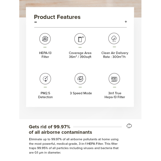 Cornell Air Zen Purifier - CAP-S01WH