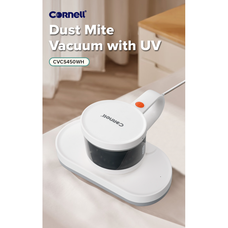 Cornell UV Dual Mite Vacuum - CVC-S450WH