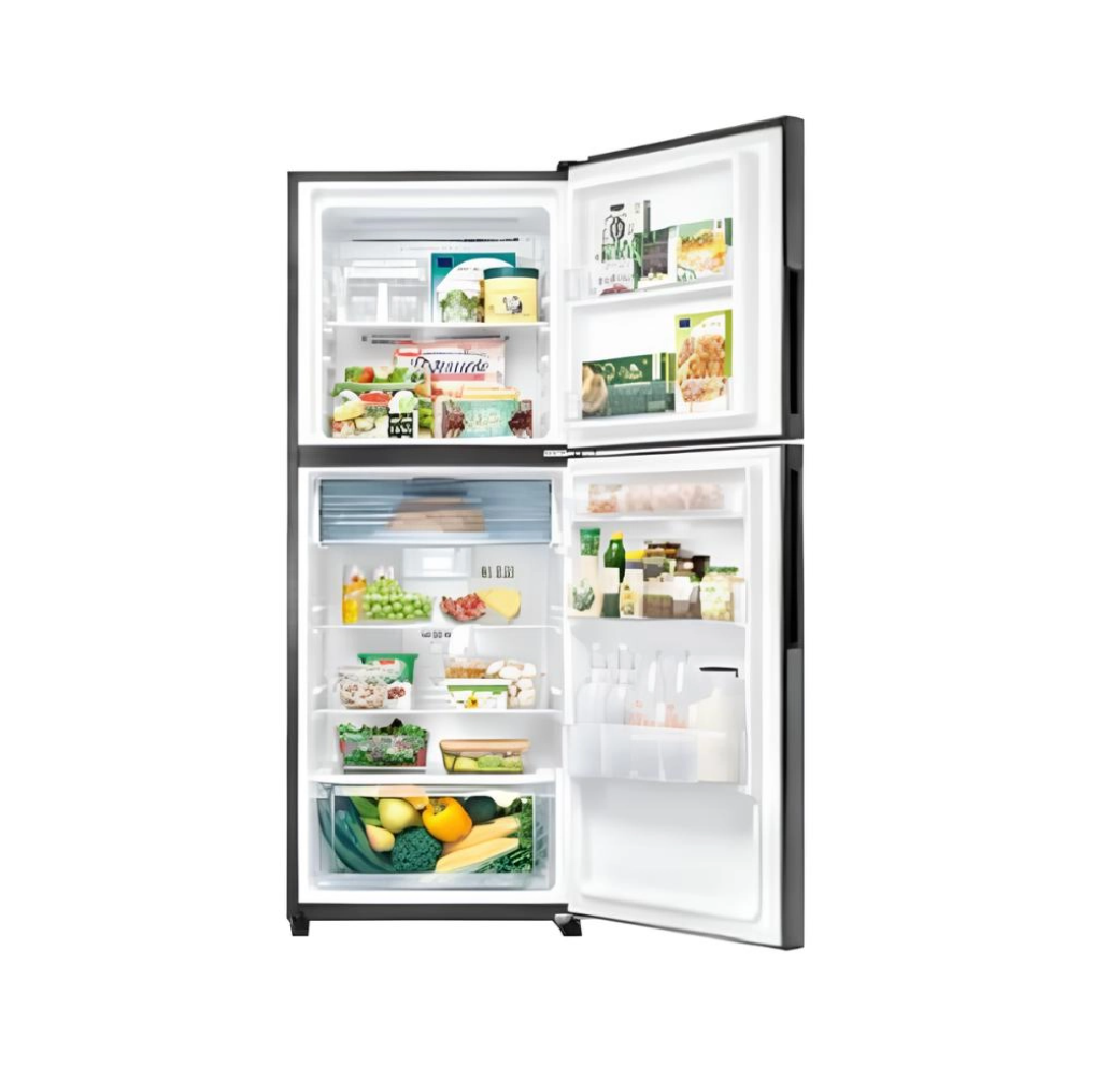 Sharp 380L Inverter 2-Door Fridge With Plasmaculster AG Deodoriser | SJ3822MSS