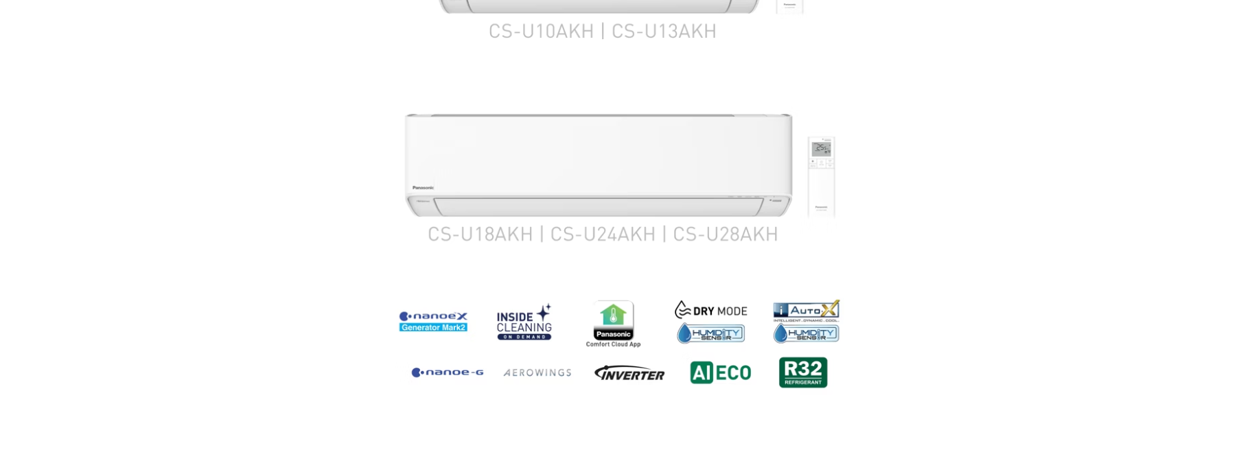 Panasonic 3.0HP Premium Inverter Single Split Aircond | CS/CU-U28AKH