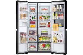 LG 647L InstaView® Refrigerator in Essence Matte Black GS-V6473EP