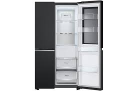 LG 647L InstaView® Refrigerator in Essence Matte Black GS-V6473EP