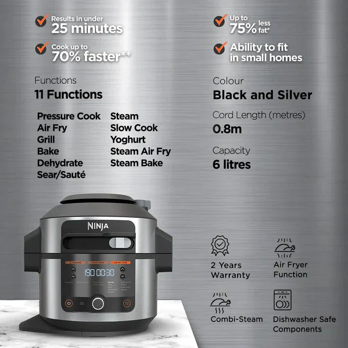 NINJA FOODI 11-IN-1 SMARTLID MULTI-COOKER | OL550