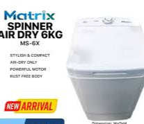 MATRIX Air Dry Spinner MS-6X