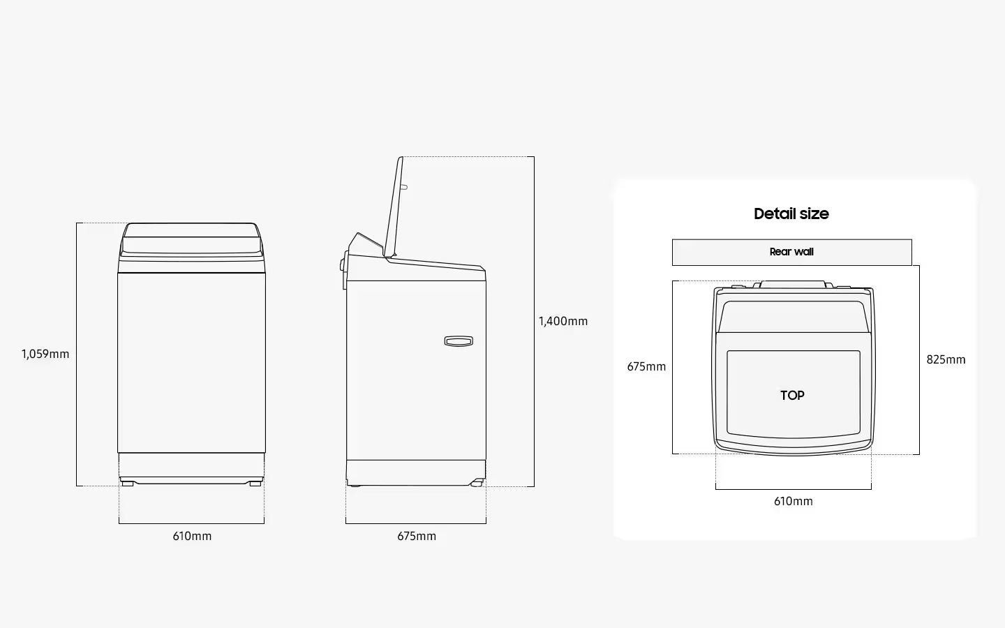Samsung 13KG Bespoke AI Laundry Topload Washer | WA80F13S5CFQ