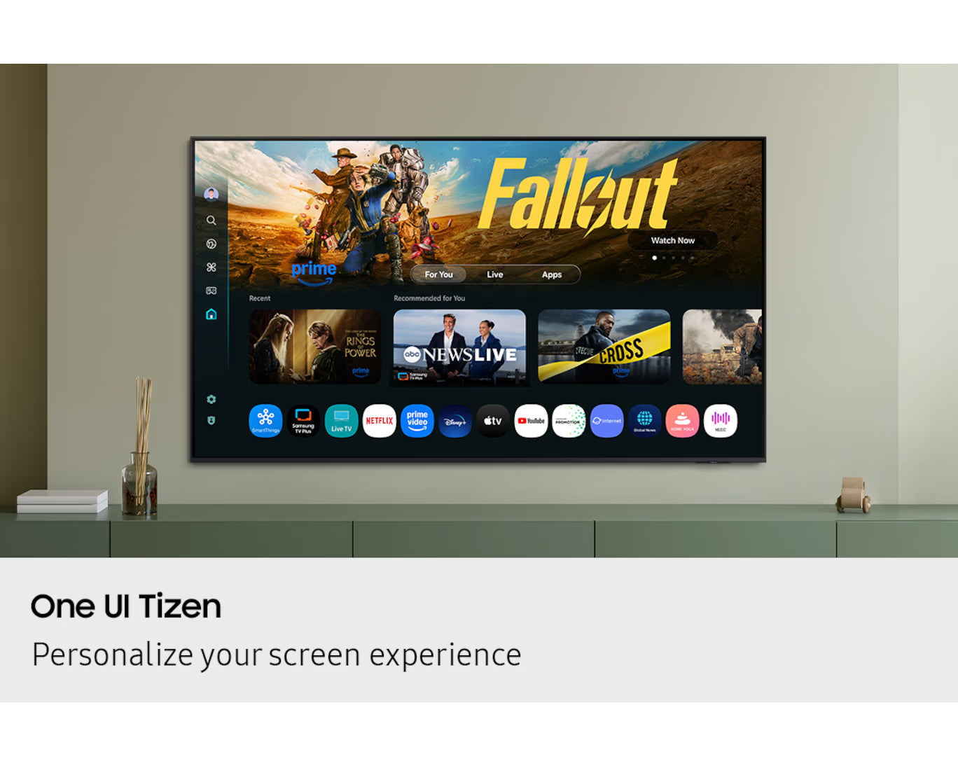 SAMSUNG 65" Crystal UHD U8000F 4K Smart TV (2025) | UA65U8000FKXXM