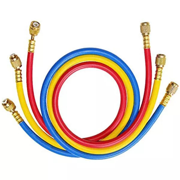 Refrigeration Charging Hoses - R12/22/502/134A (3pcs/Set)