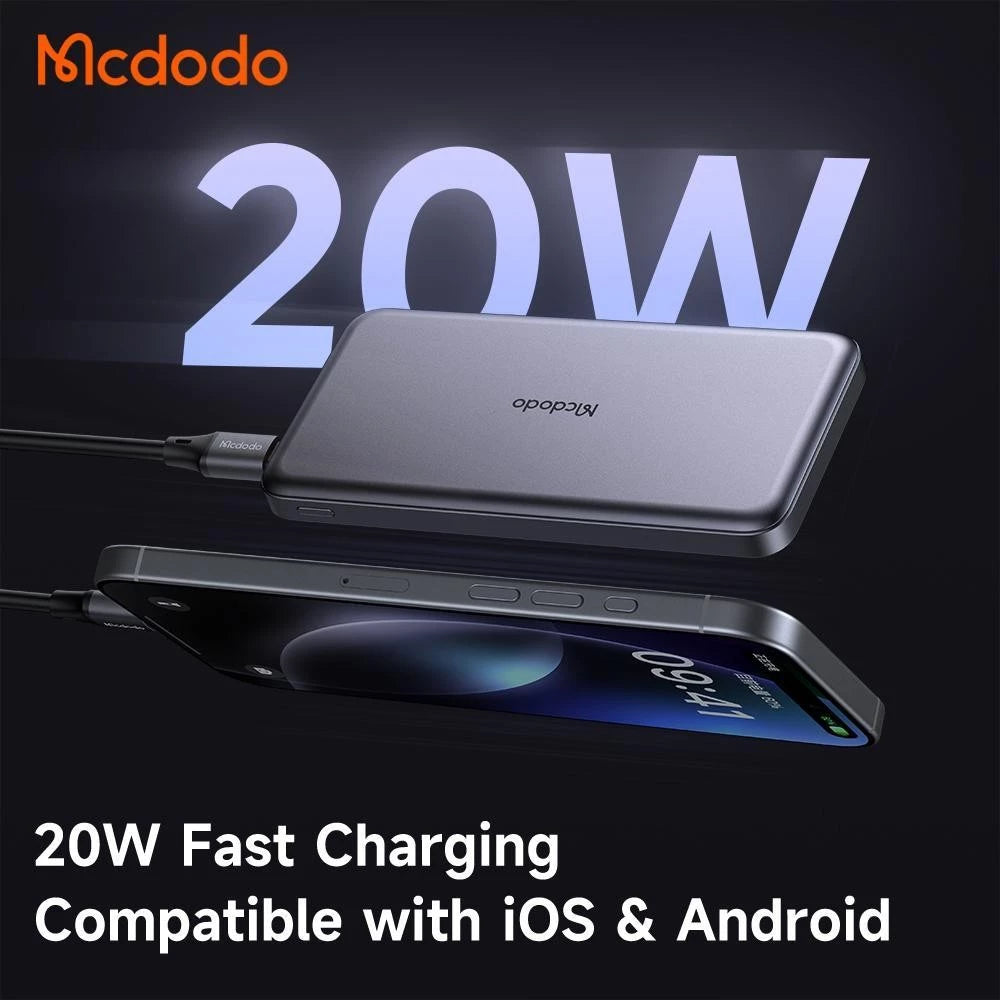 Mcdodo Power Bank Metal Ultra Thin Black | MC3781