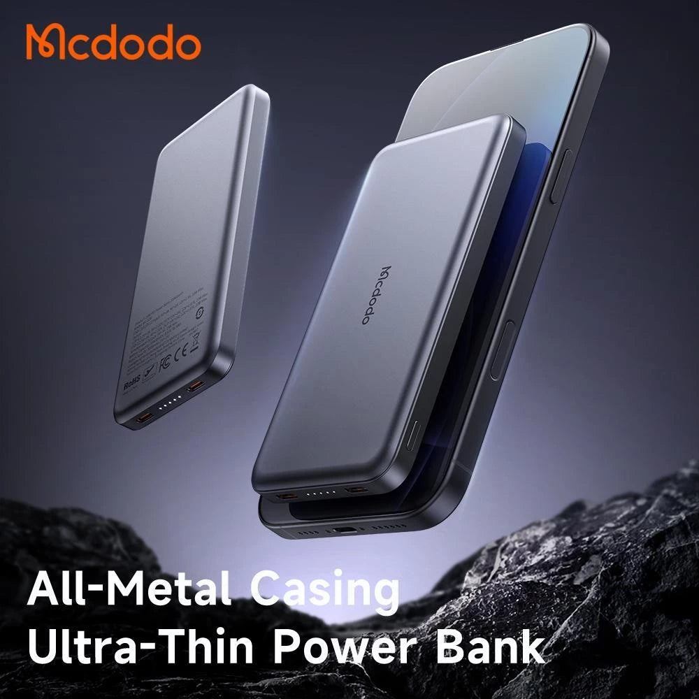 Mcdodo Power Bank Metal Ultra Thin Black | MC3781