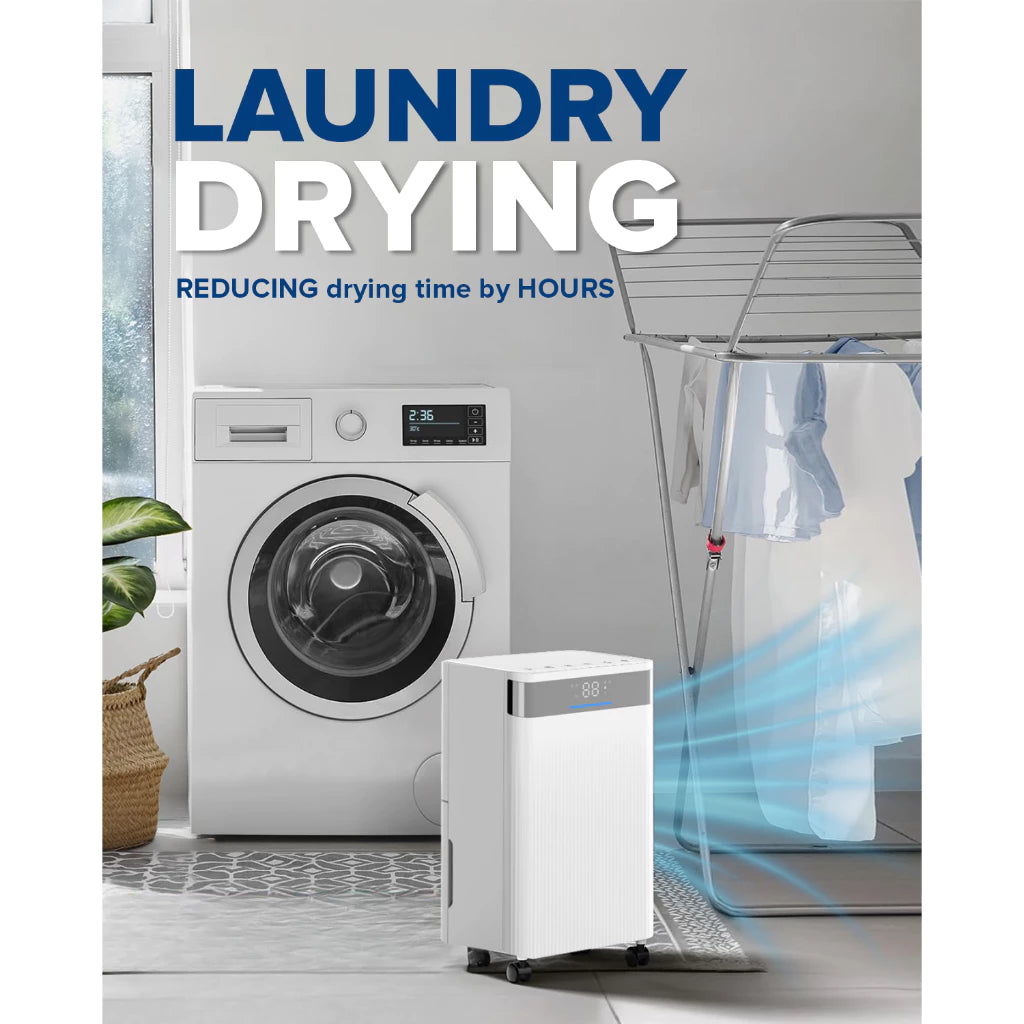 Cornell 12L 30L Dehumidifier, High Coverage Area with Real Time Display CDHE30L