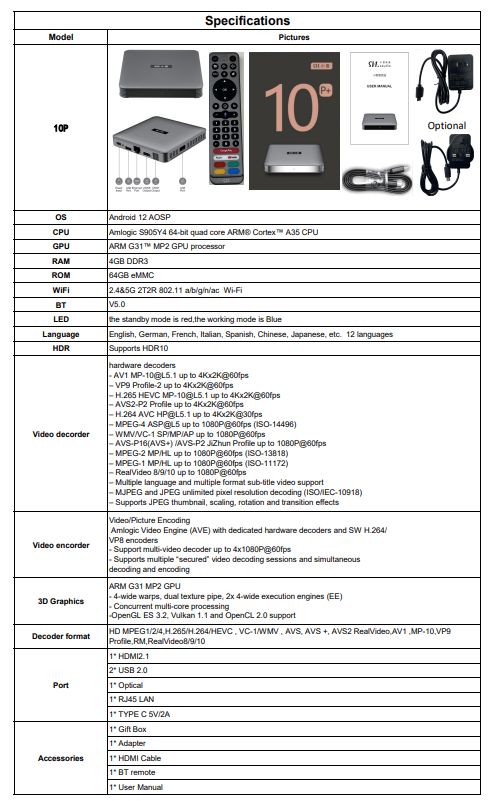 SVI Cloud 10P TV Box - SVICLOUD10P