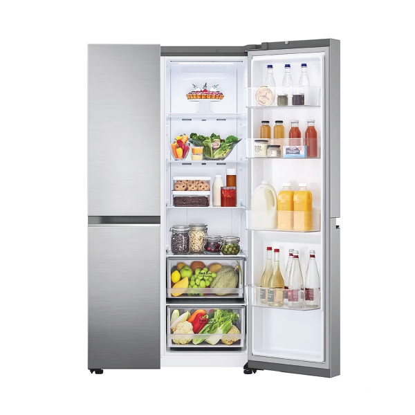 LG Side by Side Refrigerator 647L - Prime Silver | GS-B6473PY